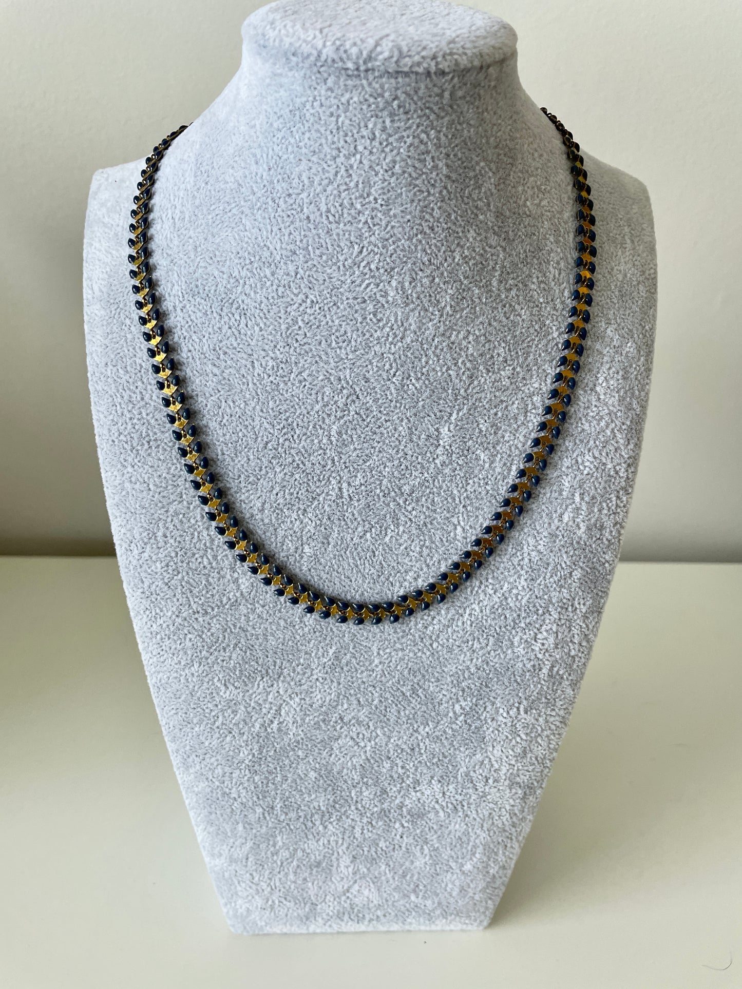 Blue Arrow Necklace