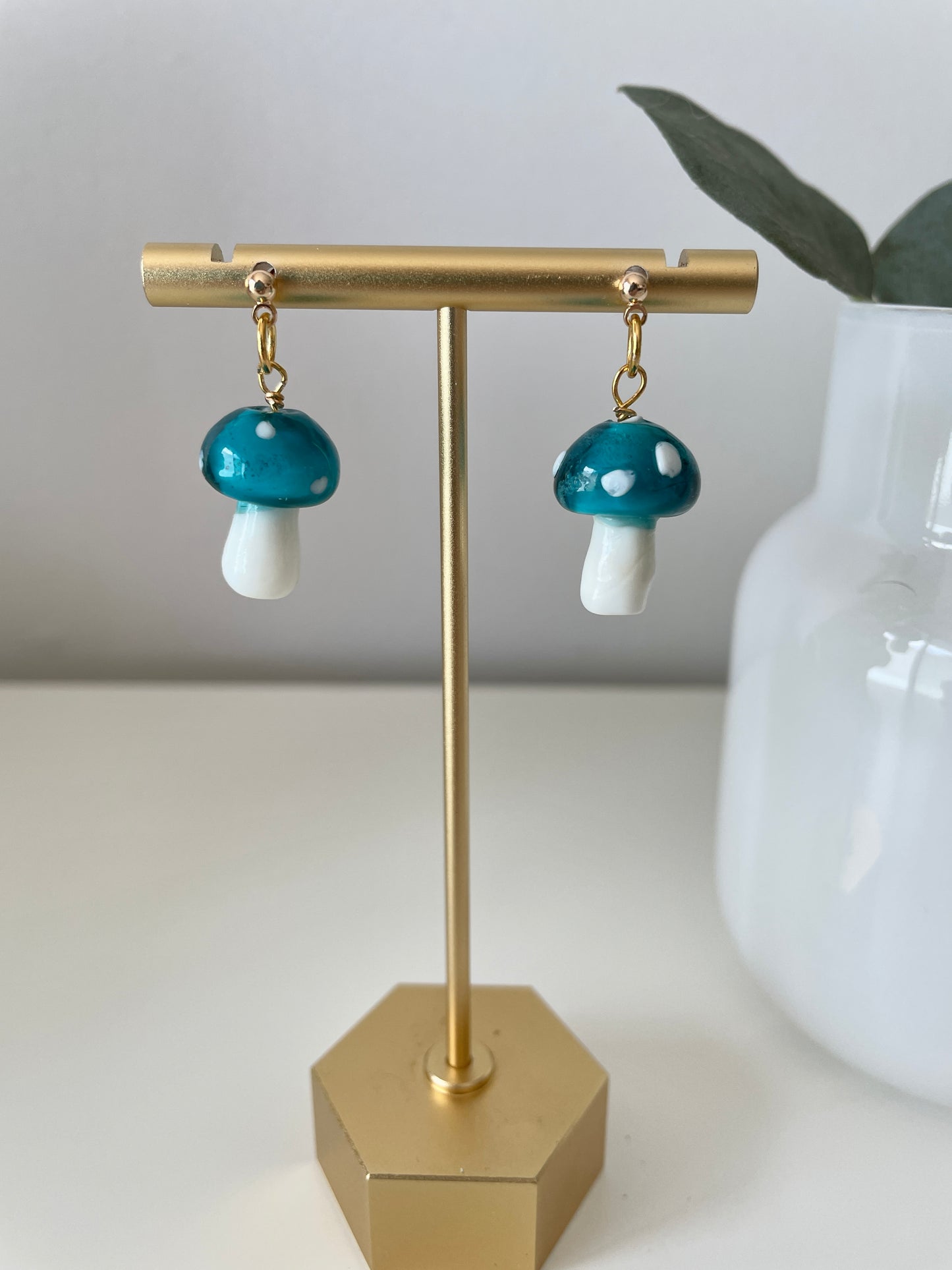 Mushrooms- Teal
