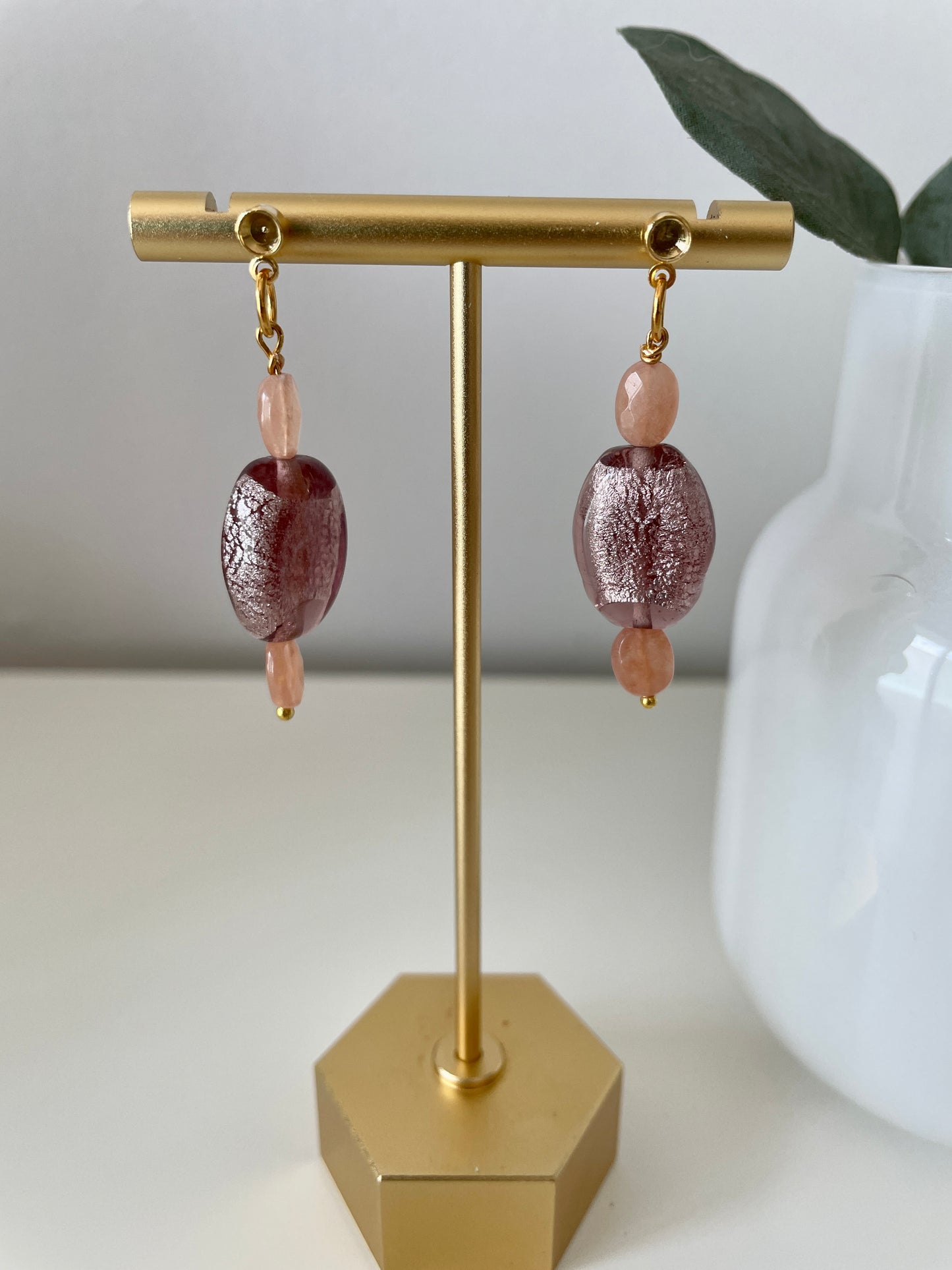Beady Babies- Purple & Pink Drops