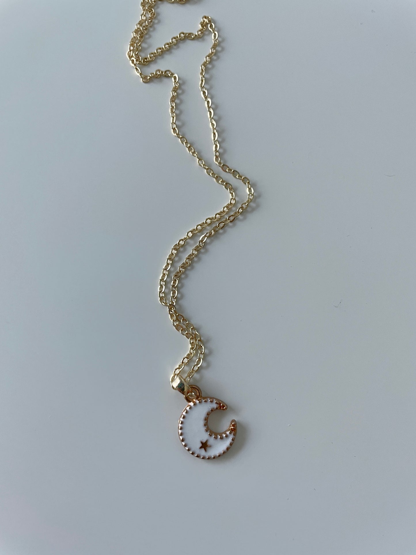 White Moon Necklace