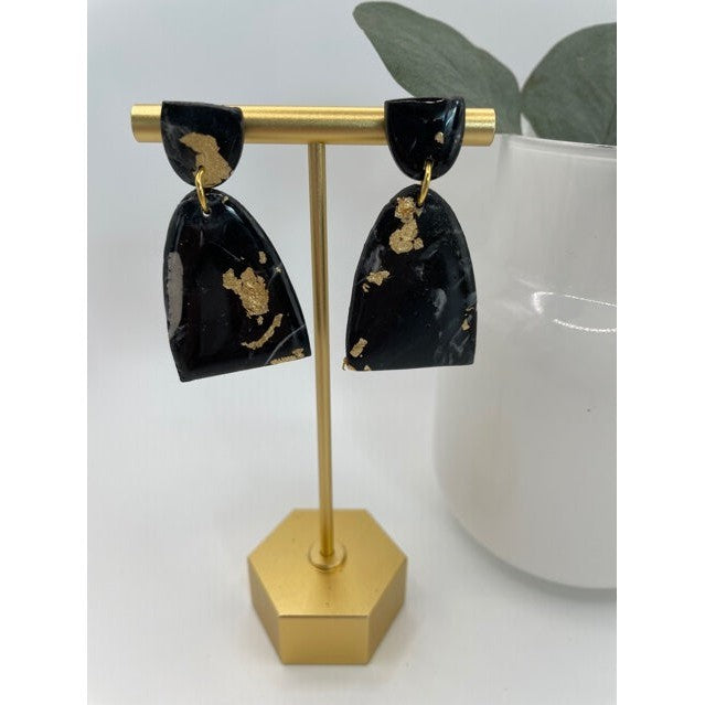 Gold Marble- Oval Cut Off