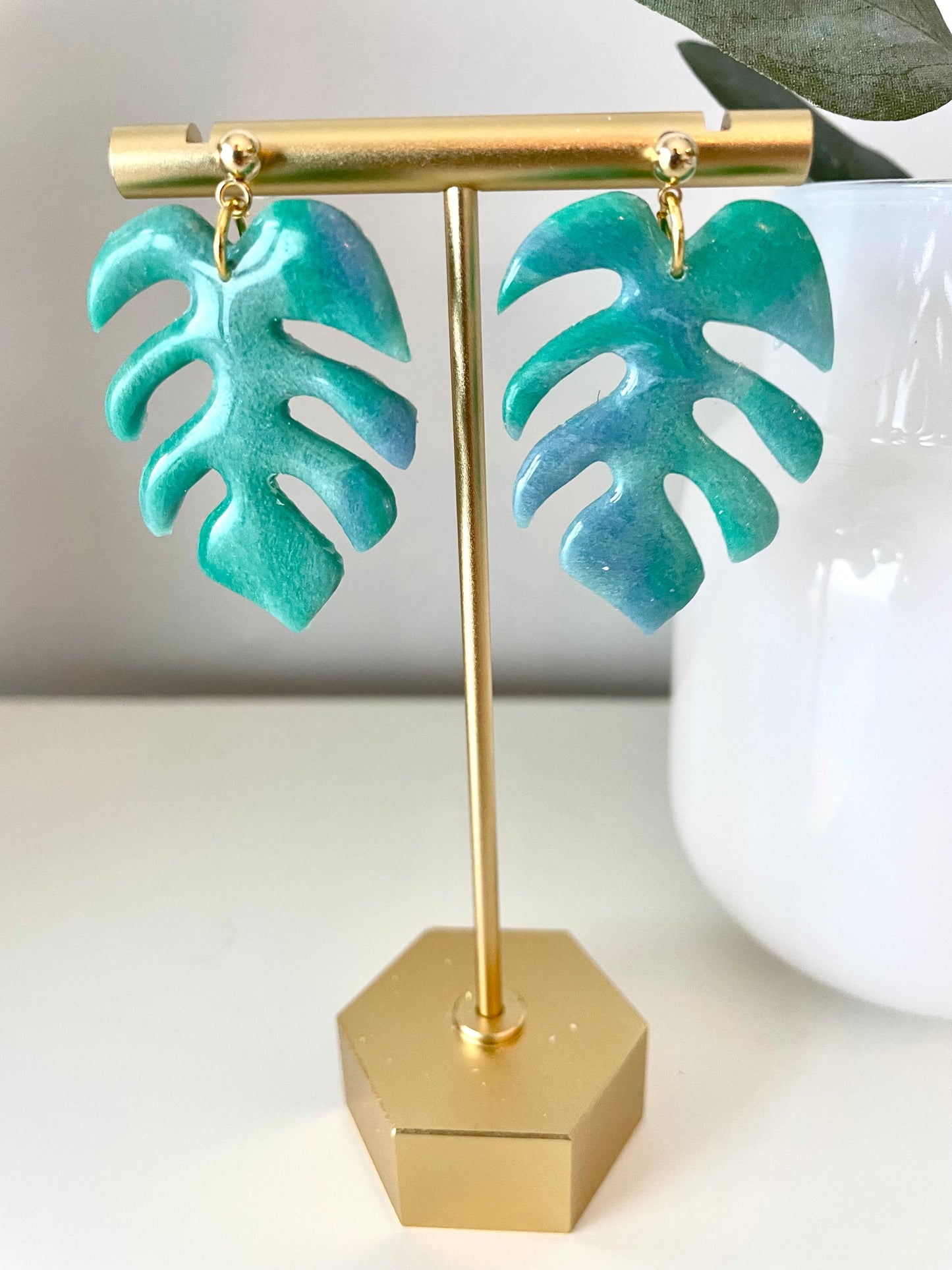 Sea Glass-Monstera