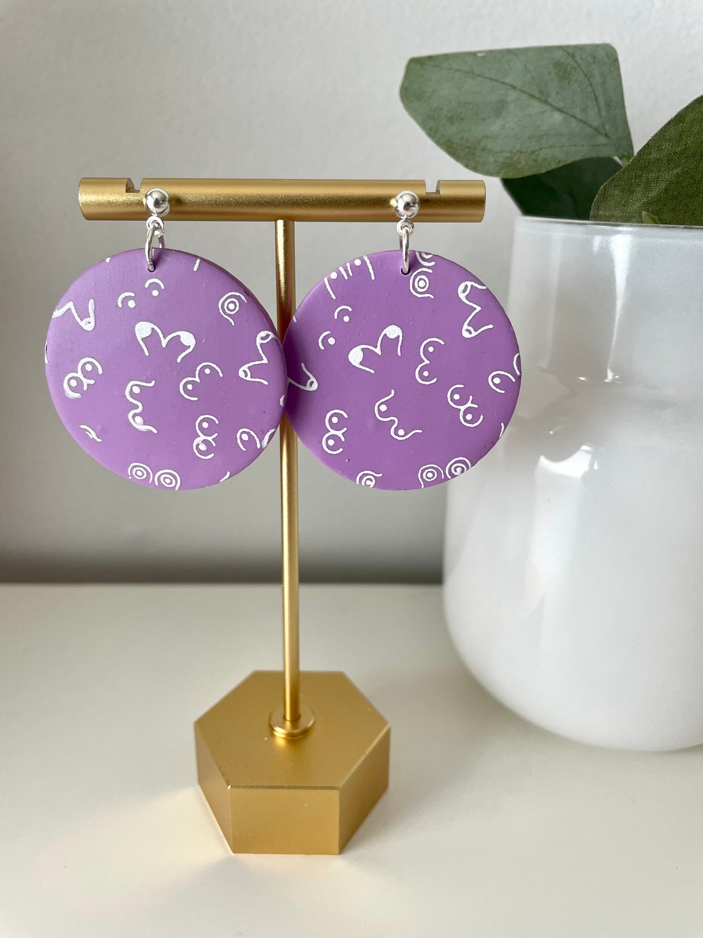 Ta-Ta's- Bright Purple Full Circles