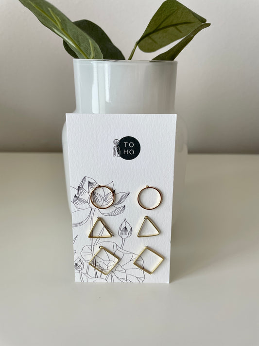 Gold Collection- Basic Gold Trio Stud Pack