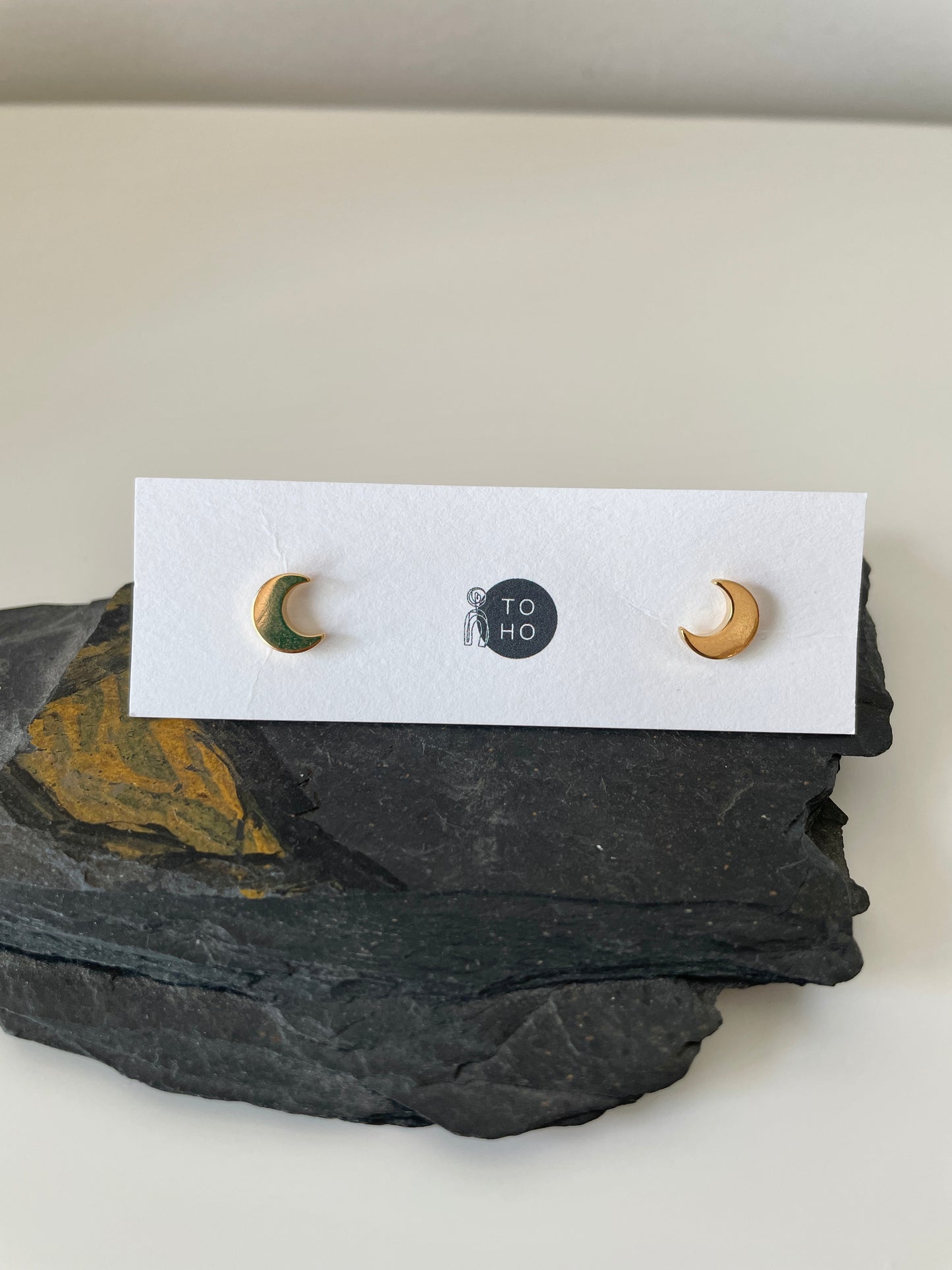 Gold Collection- Moon Studs