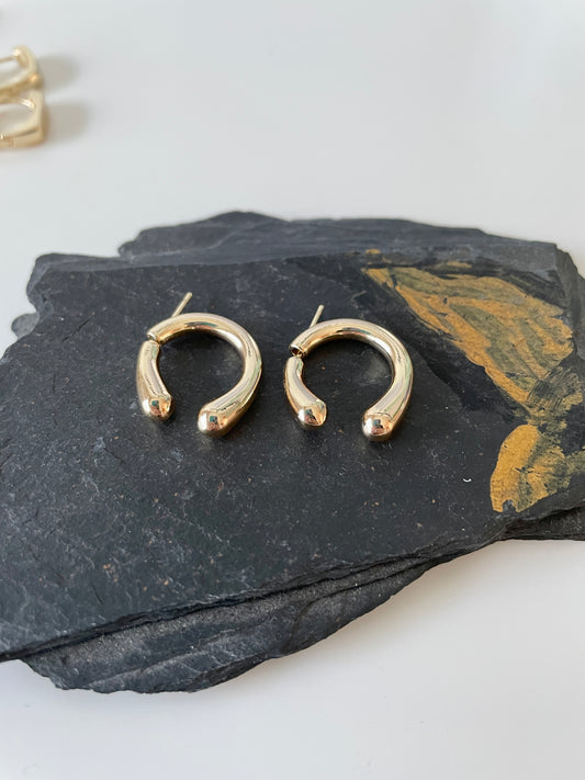 Gold Collection- Pin in Hoops