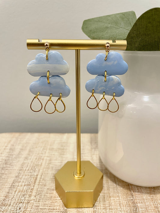 Day Dreams- Clouds & Gold Rain Charms