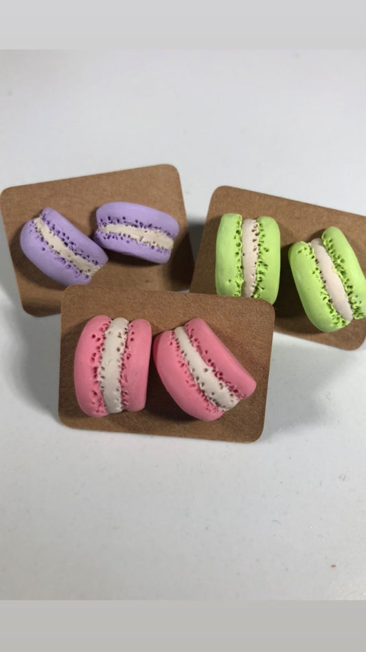 Macarons-  3 pack Studs