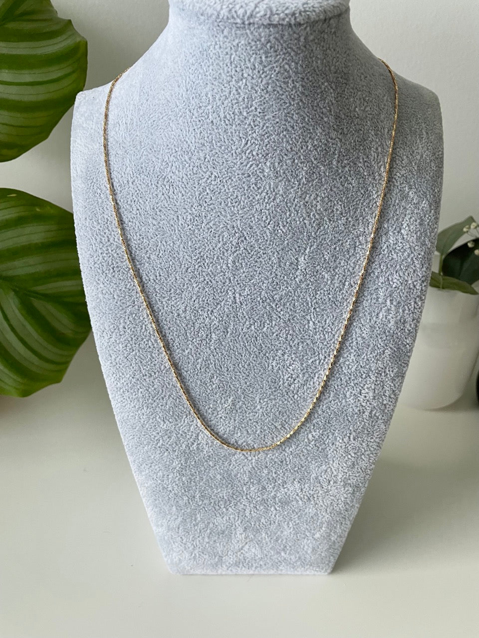 Gold Dainty Twisted Chain