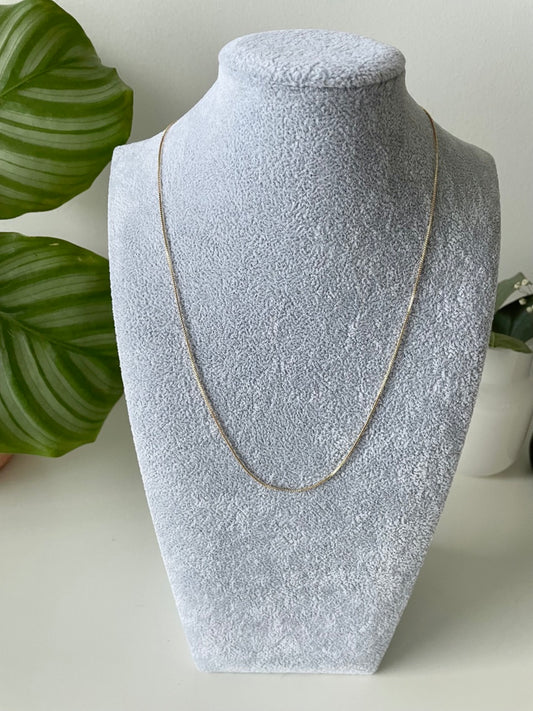 Gold Dainty Simple Chain Necklace